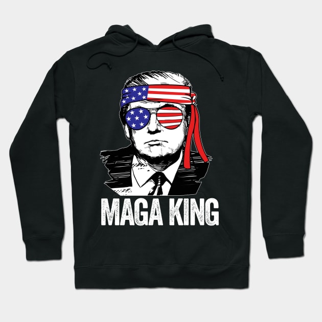 Anti Joe Biden Ultra Maga The Return Of The Great Maga King Hoodie by nikolay